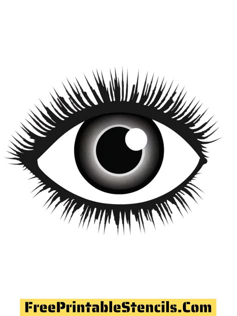 Free, printable eye.